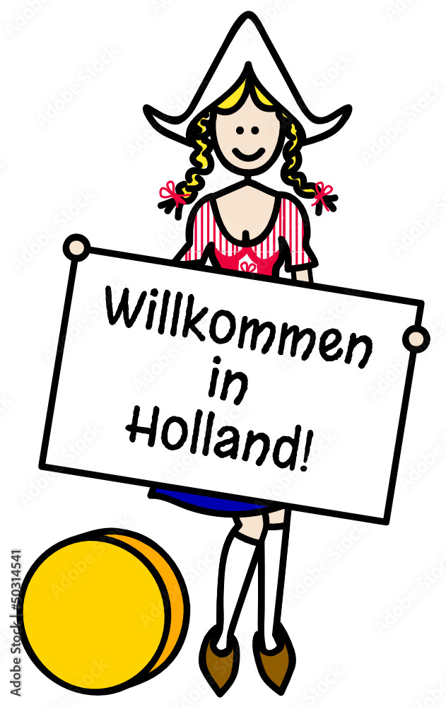 Canvas Prints Willkommen in Holland