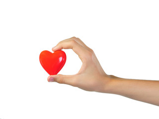 Fototapeta premium Herz in der Hand