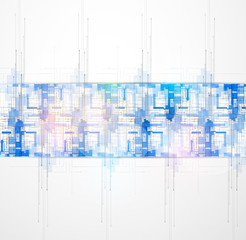 abstract futuristic fade computer technology business banner