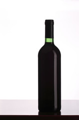 Red wine bottle