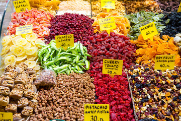 Dried Fruits from Spice Bazaar, Istanbul