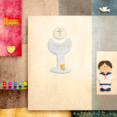 Holy Communion invitations sailor boy