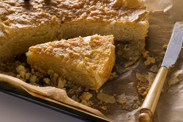 Kuchen auf Backblech