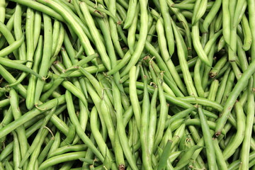 Fresh green string beans