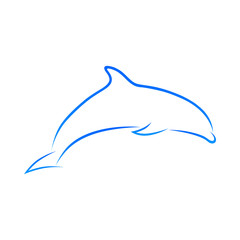 Obraz premium Dolphin Vector