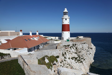 Europa Point lighthouse in Gibraltar