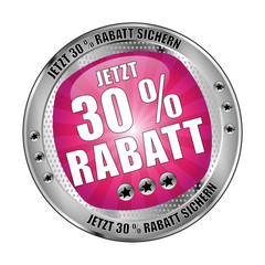 Jetzt 30 Prozent Rabatt sichern