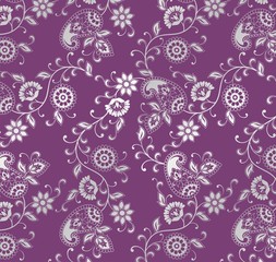 paisley floral pattern, textile , Rajasthan, royal India