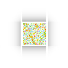 Obraz premium Seamless small floral elements wallpaper