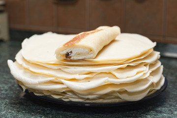 Pancakes with cottage cheese