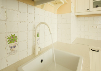 close up of sink