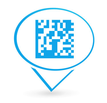 flashcode sur signet bleu