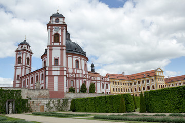 Fototapeta na wymiar Famous Baroque chateau Jaromerice nad Rokytnou