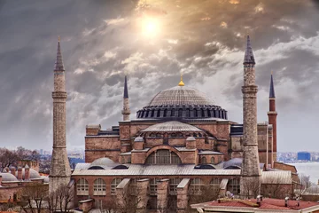 Rolgordijnen Hagia Sophia Istanbul © feferoni