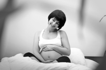 Obraz premium expectant mother