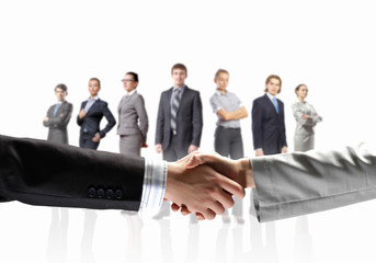 image of business handshake