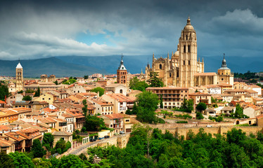 Fototapeta na wymiar Segovia