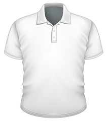 Men's polo-shirt design template