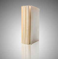 book isolated on grey background