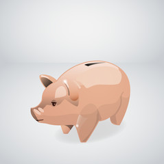 Vector Piggy bank