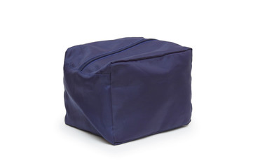 Blue bag on a white background