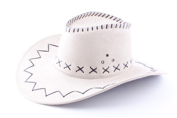 white cowboy hat