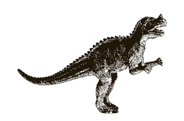 dinosaure dessin noir et blanc