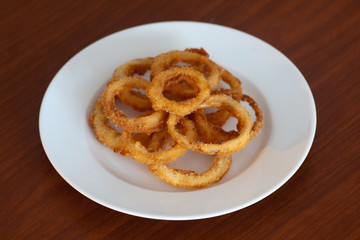 Entire plate of onion rings