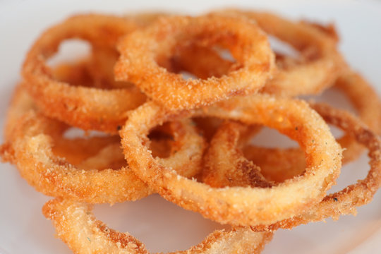 Entire plate of onion rings