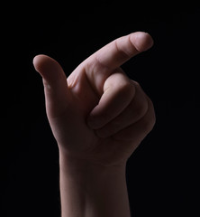 Obraz premium Оutstretched hand of