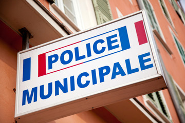 Obraz premium Police municipale