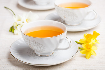 Cup with tea