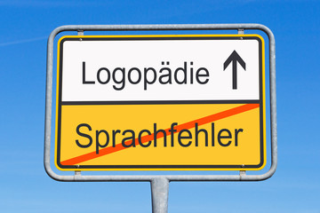 Obraz premium Sprachfehler und Logopädie