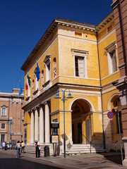 Fototapeta na wymiar Dante Alighieri Theatre, Ravenna, Włochy