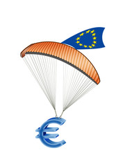 Gleitschirm zur Rettung