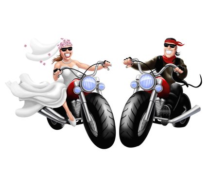 sposi bikers