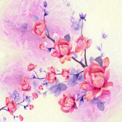 Obraz na płótnie Canvas wiosny bukiet polnych kwiatów koloru