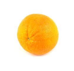 Large fruit orange isolated on white background