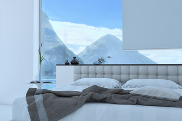 Exclusive Modern Design Bedroom with sea view
