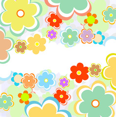 beautiful flower background art