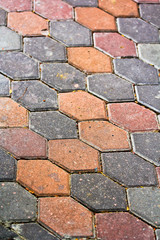 Brick flooring background