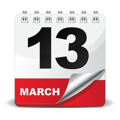 13 MARCH ICON