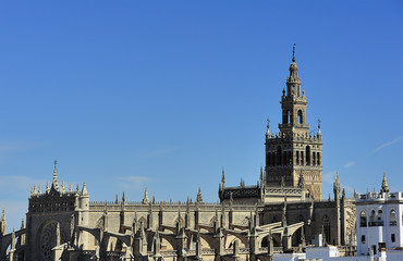Fototapeta na wymiar Cathedral of Seville, Seville, Spain
