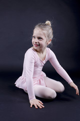 M&auml;dchen hat Freude am Ballett