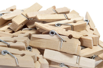 wooden clothespins