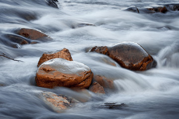 rocks in the water