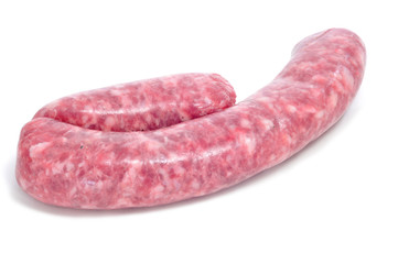 raw pork meat sausage