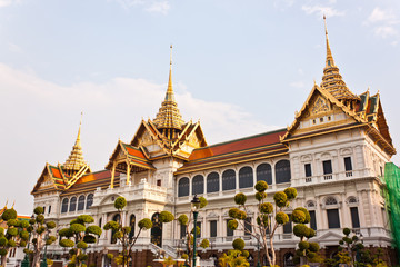 Fototapeta premium beautiful pagoda at wat phra kaew in thailand