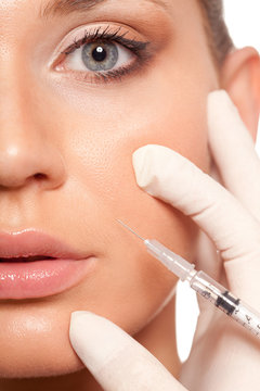 syringe injection beauty concept