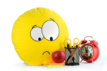 Big yellow smiley and the company